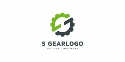 S Letter Gear Logo