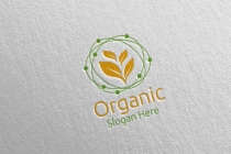 Organic Botanical Gardener Logo Design Screenshot 1