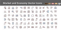 Market and Economics Vector icons Screenshot 1