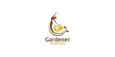 Fairy Botanical Gardener Logo Design