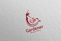 Fairy Botanical Gardener Logo Design Screenshot 1
