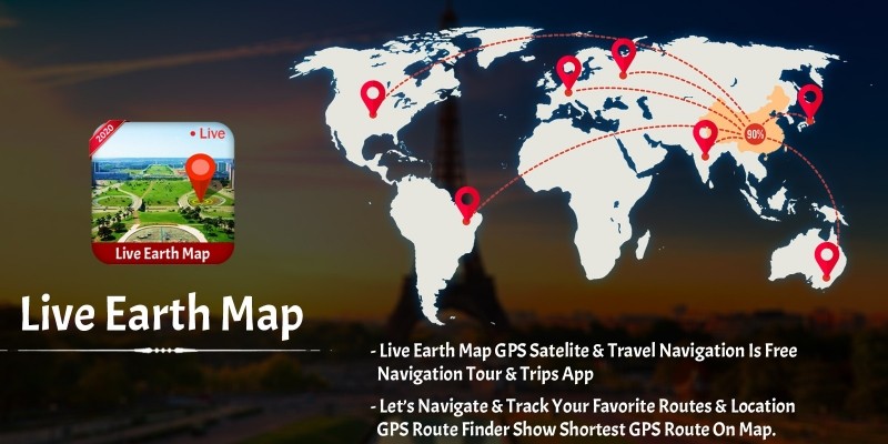 Live Earth Map - Android App Source Code