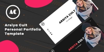 Arsiya Cult - Personal Portfolio Website Template