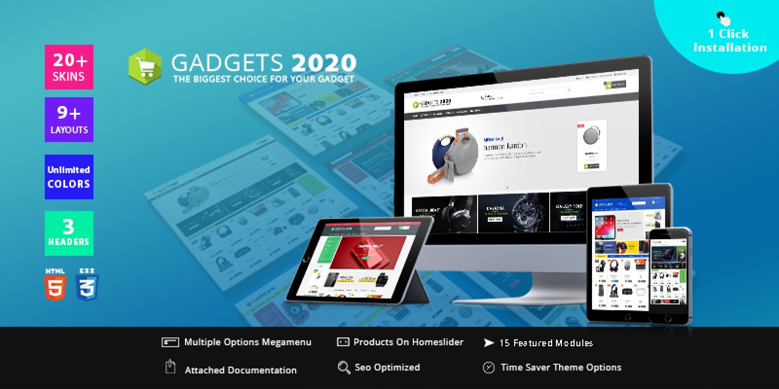 Gadgets Electronic store - PrestaShop Theme