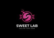 Letter S Sweet Lab Logo Screenshot 2