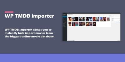 Wordpress TMDb Importer Plugin