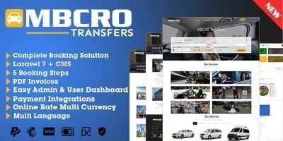 MBCRO Transfers - Transfer Booking System