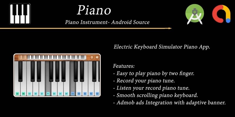 Piano Instruments - Android Source Code