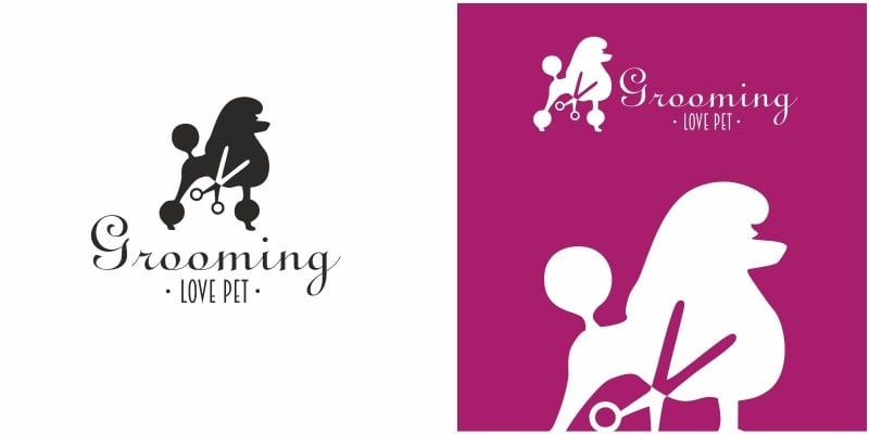 Dog Grooming Logo