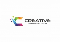 Creative C Letter Colorful Logo Screenshot 1