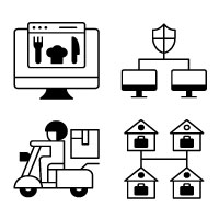 Telecommunication Vector icons