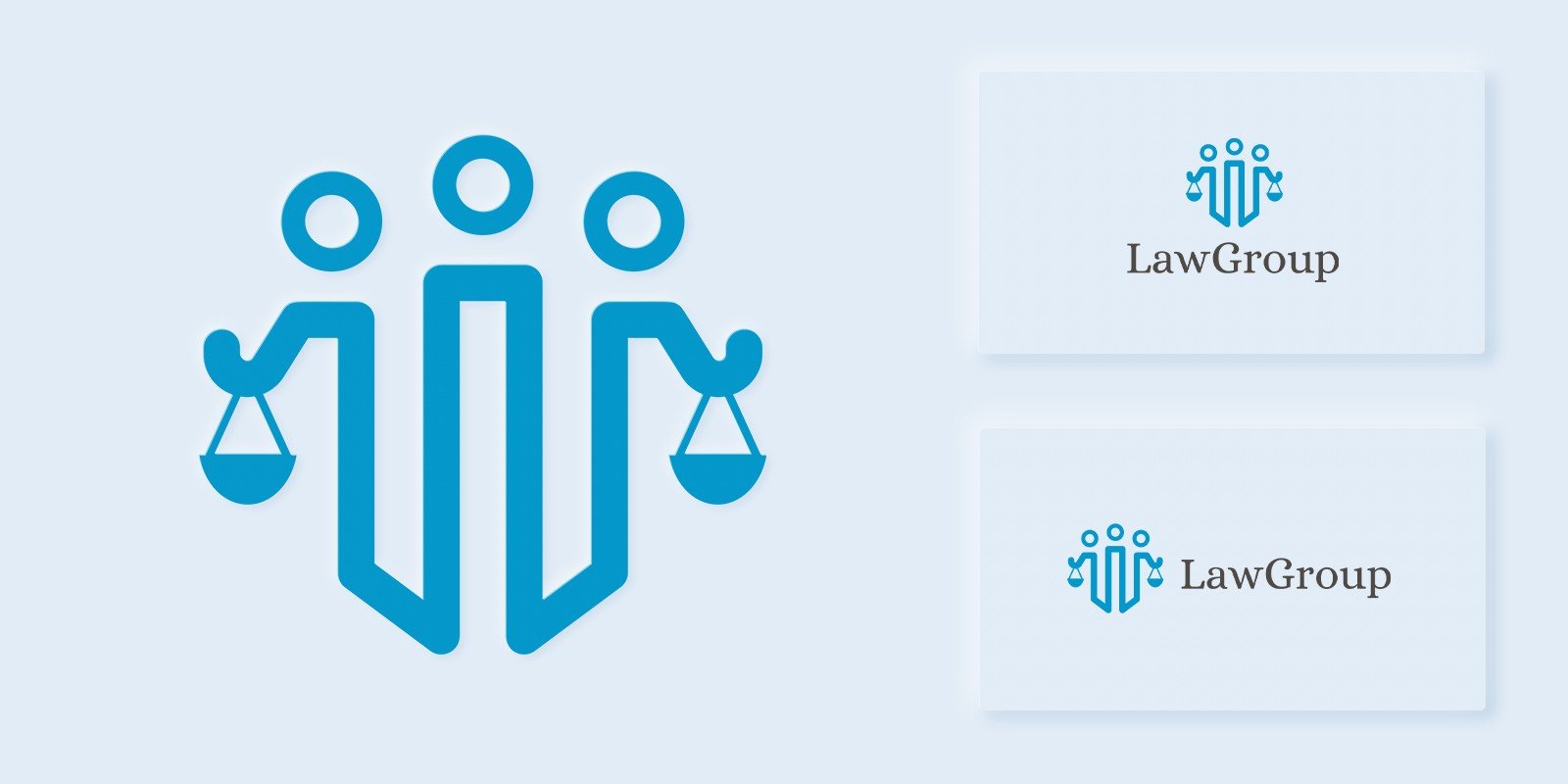 Law Group Logo Template by Murnifine Codester