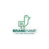 Paper Bird Logo Template