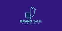 Paper Bird Logo Template Screenshot 1
