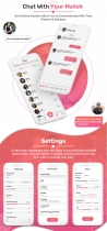 Date Way- Dating App UI - PhotoShop PSD Screenshot 6