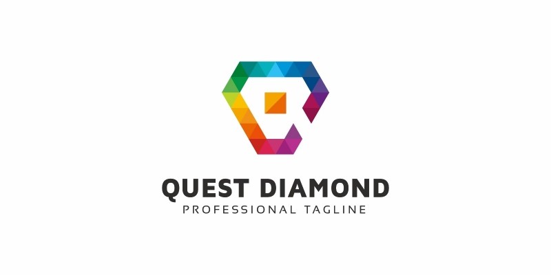 Q Letter Colorful Logo