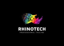 Rhino Colorful Polygon Logo Screenshot 2