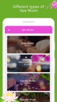 Relaxing Music - Android App Source Code Screenshot 2