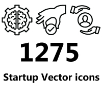 1275 Business Startup Line Vector Icons