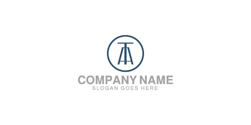 TA Or AT Logo Template