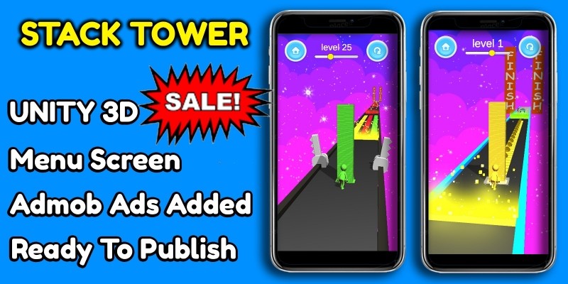 Stack Tower Unity Game Source Code