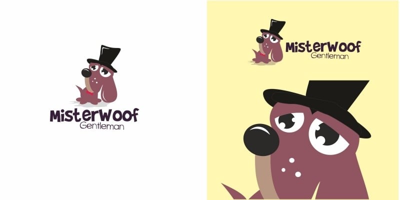 Dog Mister Woof Logo