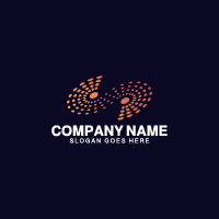 Connected Logo Template