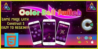 Color Ball Switch - Contruct 3 Template