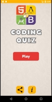 Coding Quiz  - Android App Source Code Screenshot 3