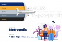 Penguin Airlines E-Ticket - Adobe Photoshop App UI Screenshot 2
