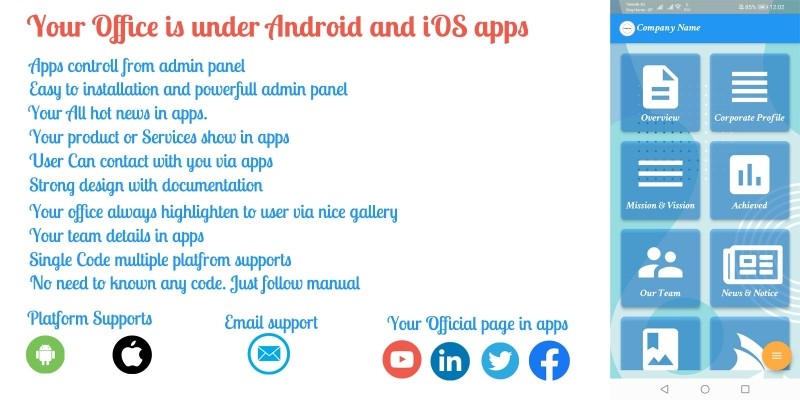 Official Apps - Flutter App Template