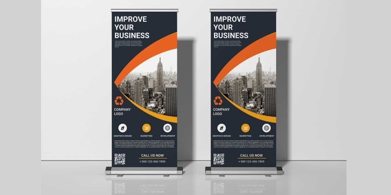 Corporate Roll Up Banner