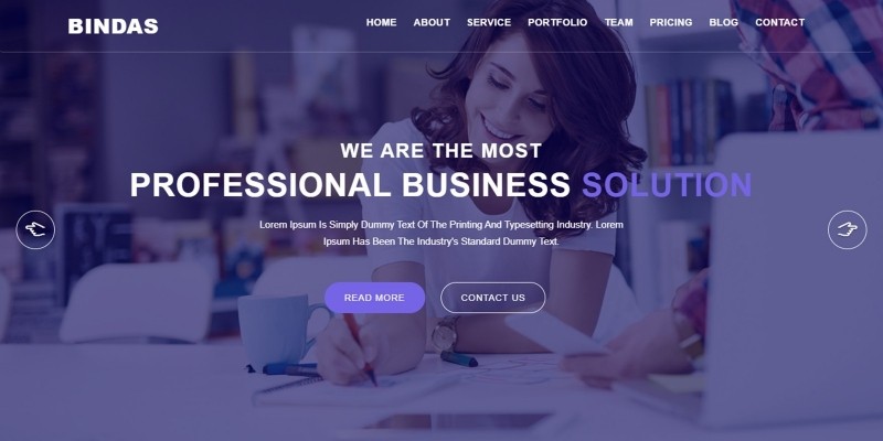 Bindas Consulting And Business HTML5 Template