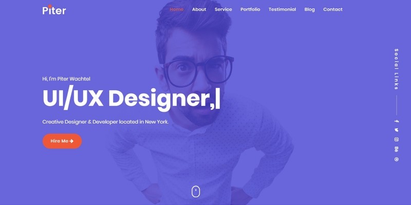 One Page HTML 5 Progressive Webview Theme