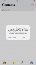 Contact Manager - iOS Source Code Screenshot 1