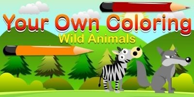 Your Own Coloring Wild Animals - Unity Kids Game