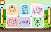 Your Own Coloring Wild Animals - Unity Kids Game Screenshot 1