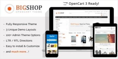 Bigshop - OpenCart Theme