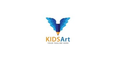 Kids Art Logo Template