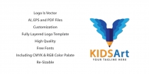 Kids Art Logo Template Screenshot 3