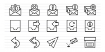 Email Line Icons Screenshot 2