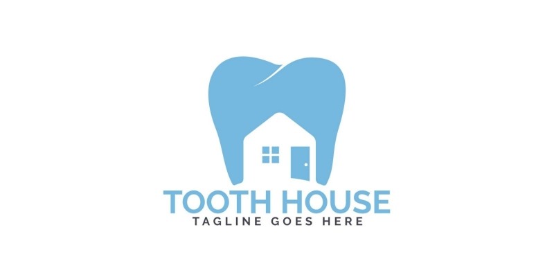 Tooth House Logo Design