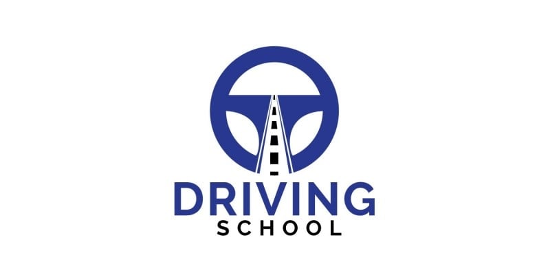 Driving School Logo Design.