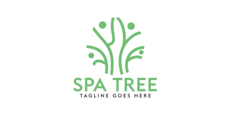 Spa Tree Logo Design