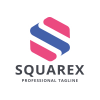 Square Cube Letter S Logo