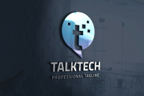 Talk Tech Letter T Logo Screenshot 1