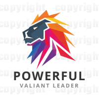 Powerful Lion Logo