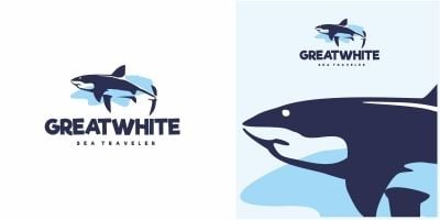 Shark Great White Logo