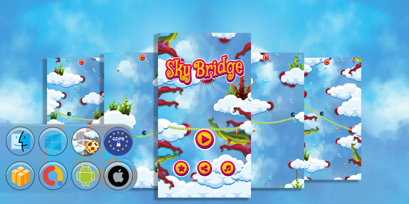 Sky Bridge - Buildbox Template