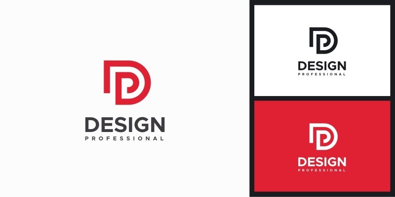 Letter D P Logo